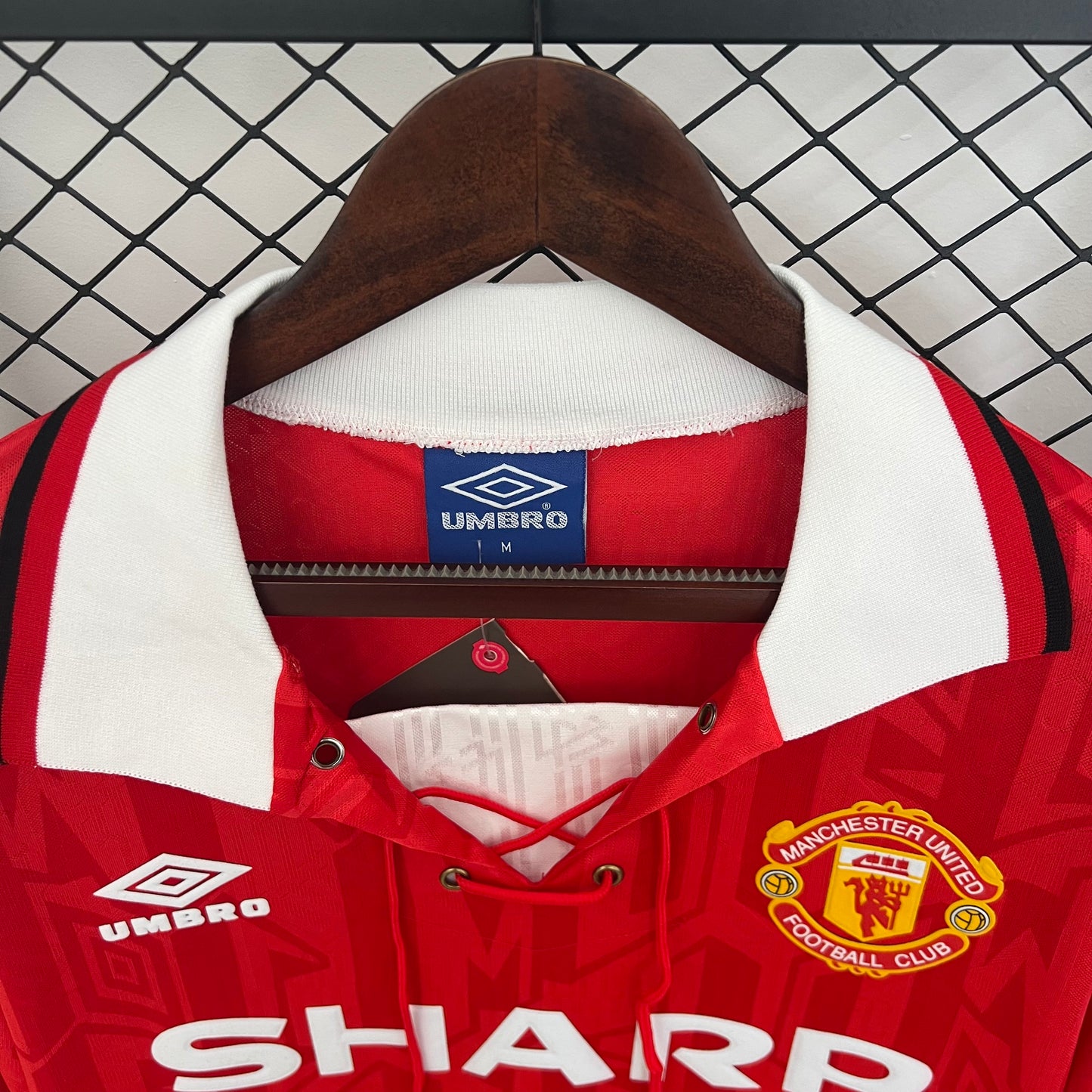92/94 M-U Long Sleeve Home Retro Shirts