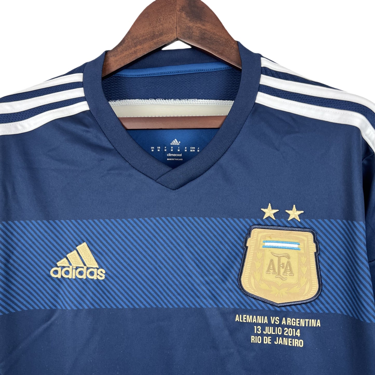 2014 Argentina Season Away Retro Long Sleeve Shirt