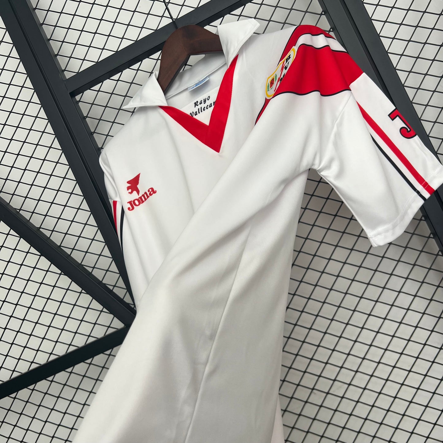 97/98 Rayo Vallecano Home Retro Shirt