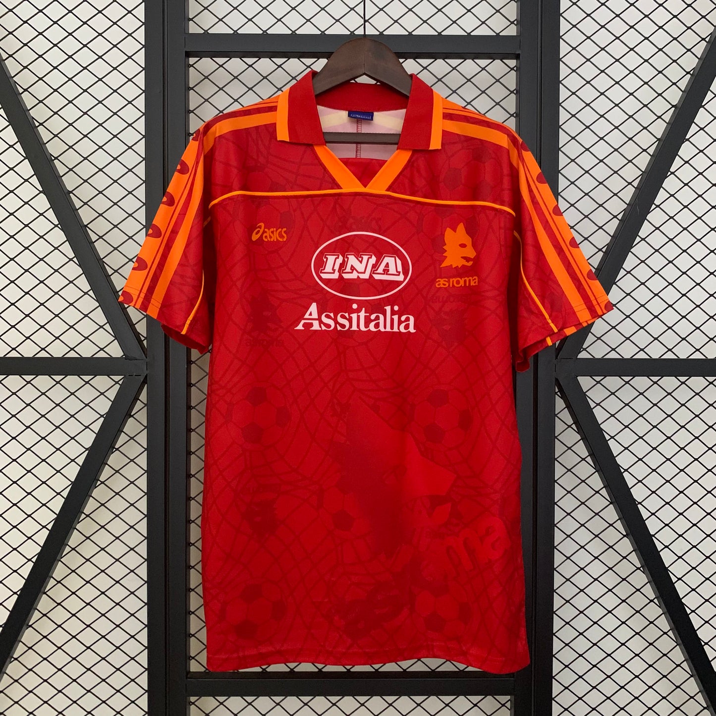1995/1996 Roma Home Retro shirt