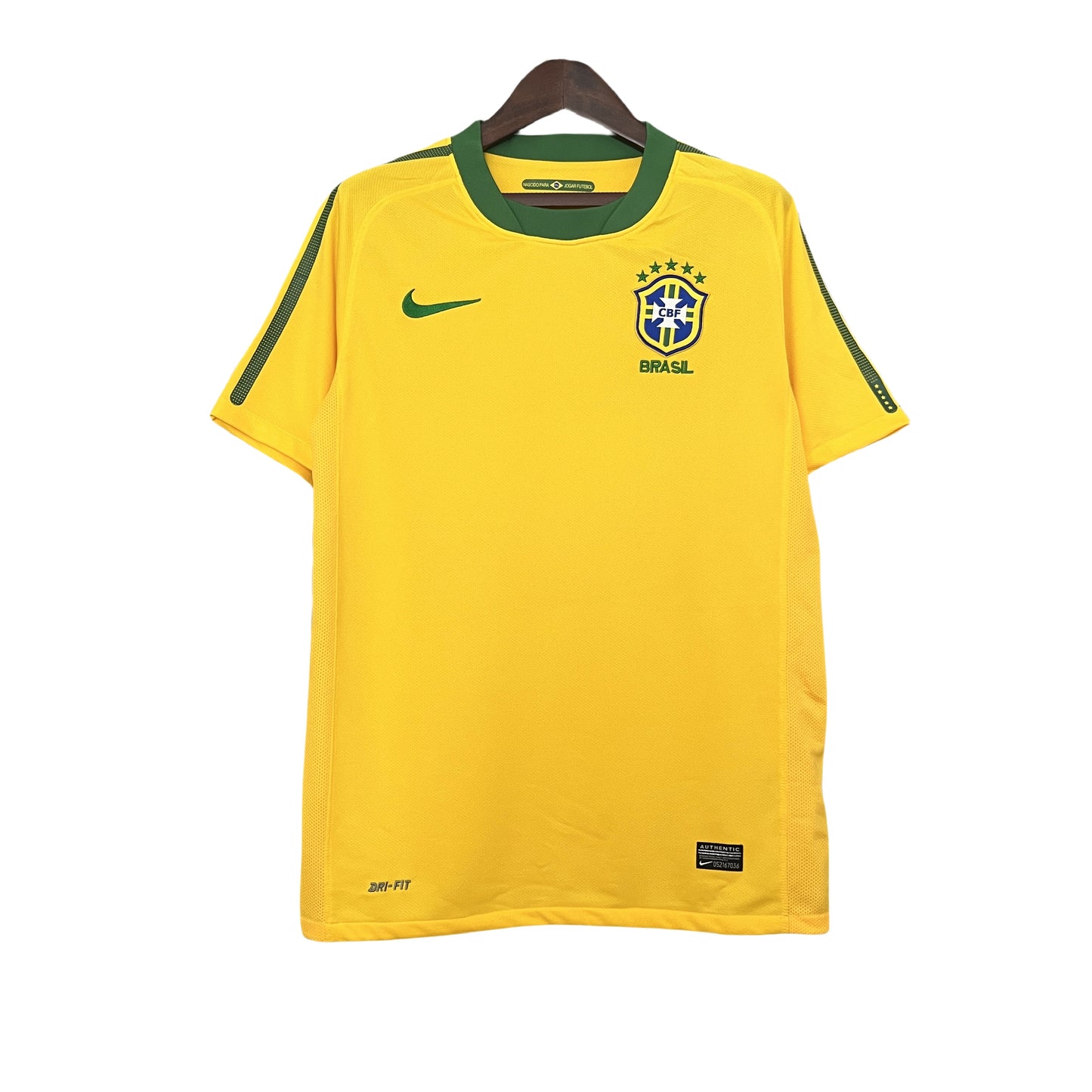 2010 Brazil Home Retro Shirt