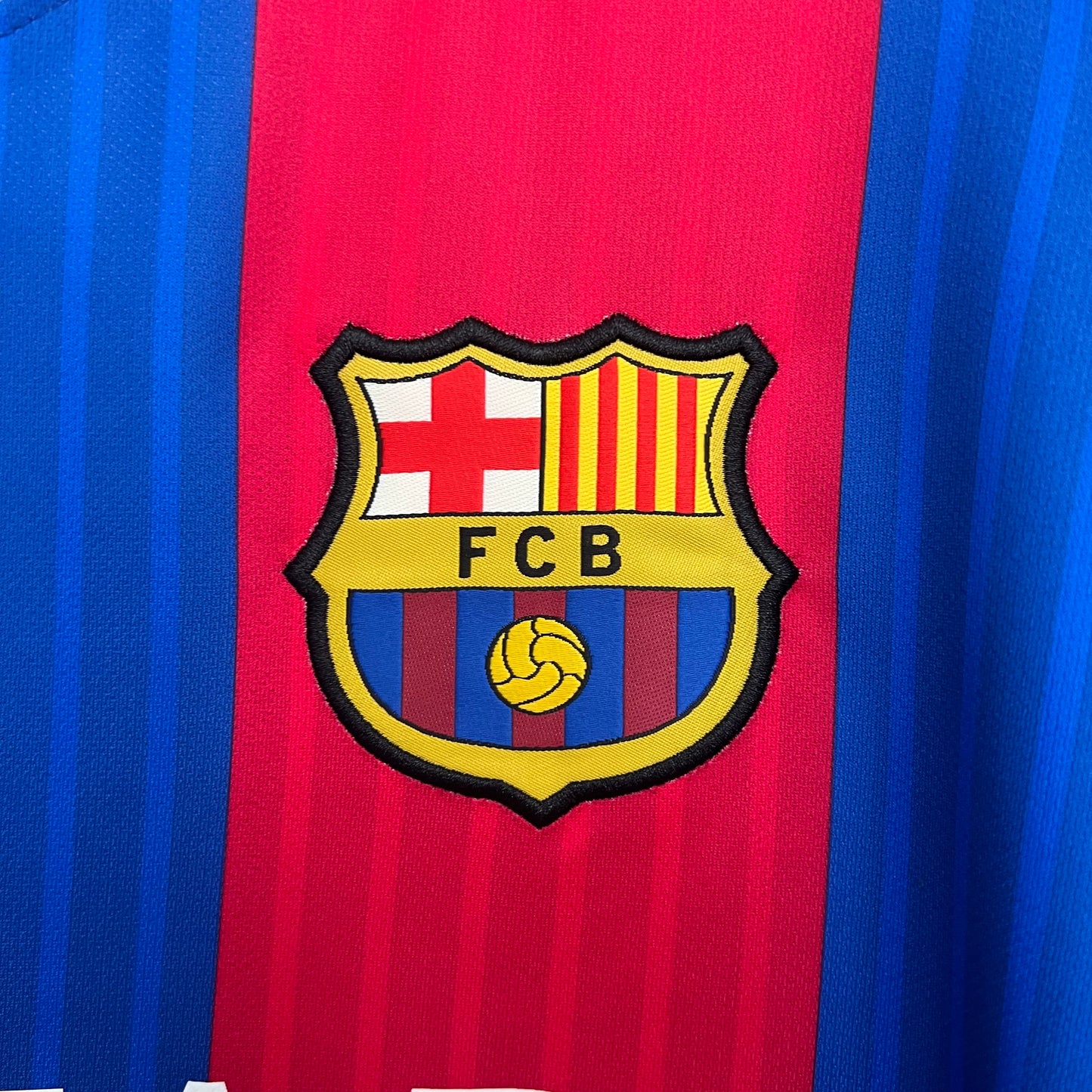 14/15 long sleeve Barcelona home Retro Shirt