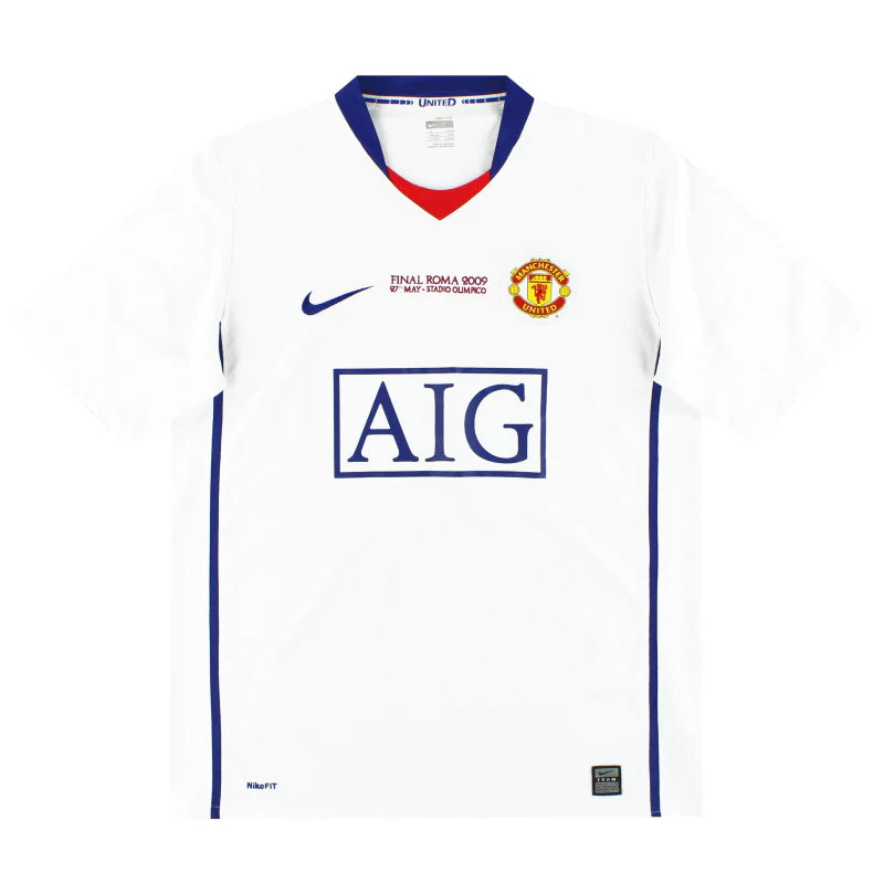 2008-09 Manchester United 'Final Roma' Away Shirt