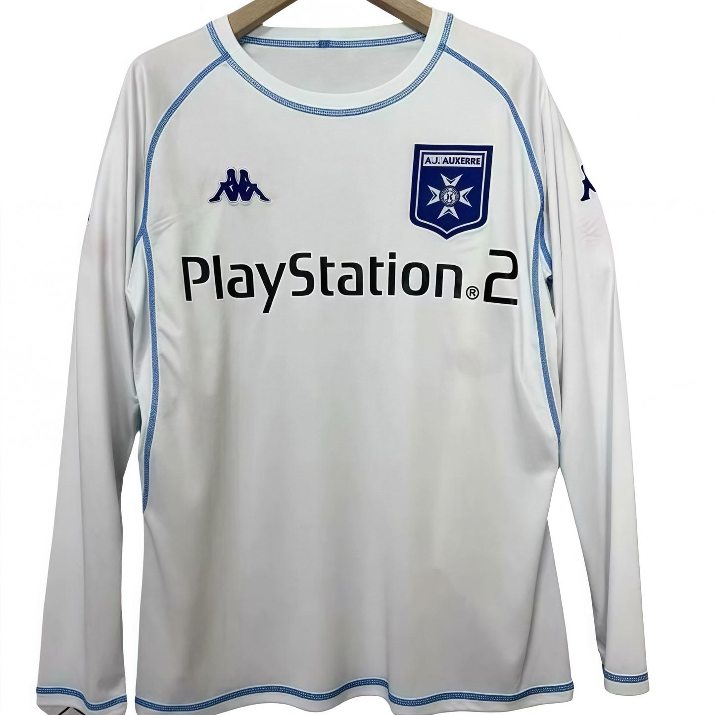 2003/2004 Auxerre Home Vintage Long Sleeve Shirt