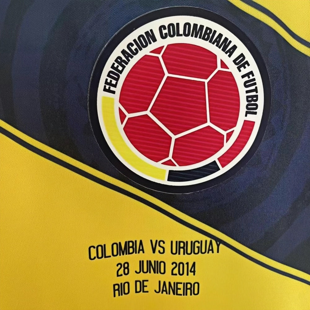 2014 Colombia home Retro shirt