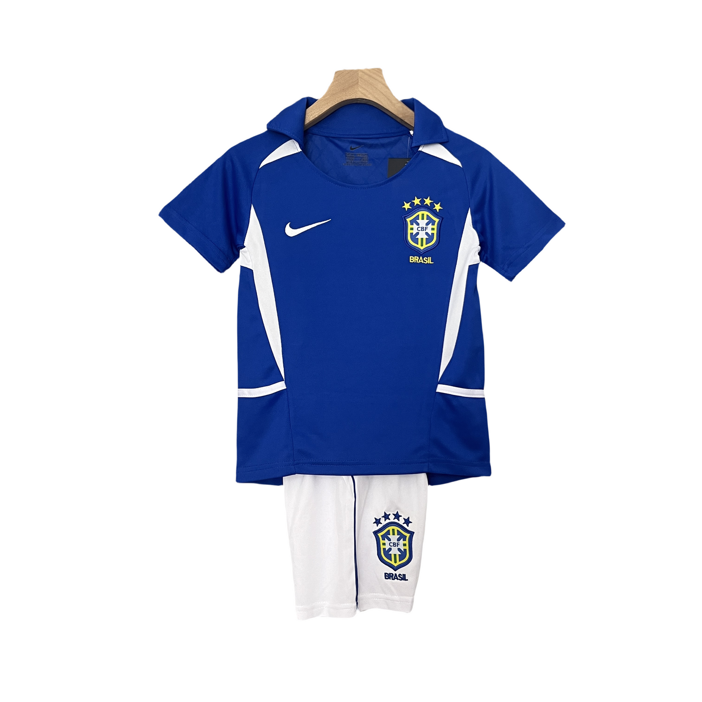 2002 Brazil World Cup Away Vintage Shirt for Kids