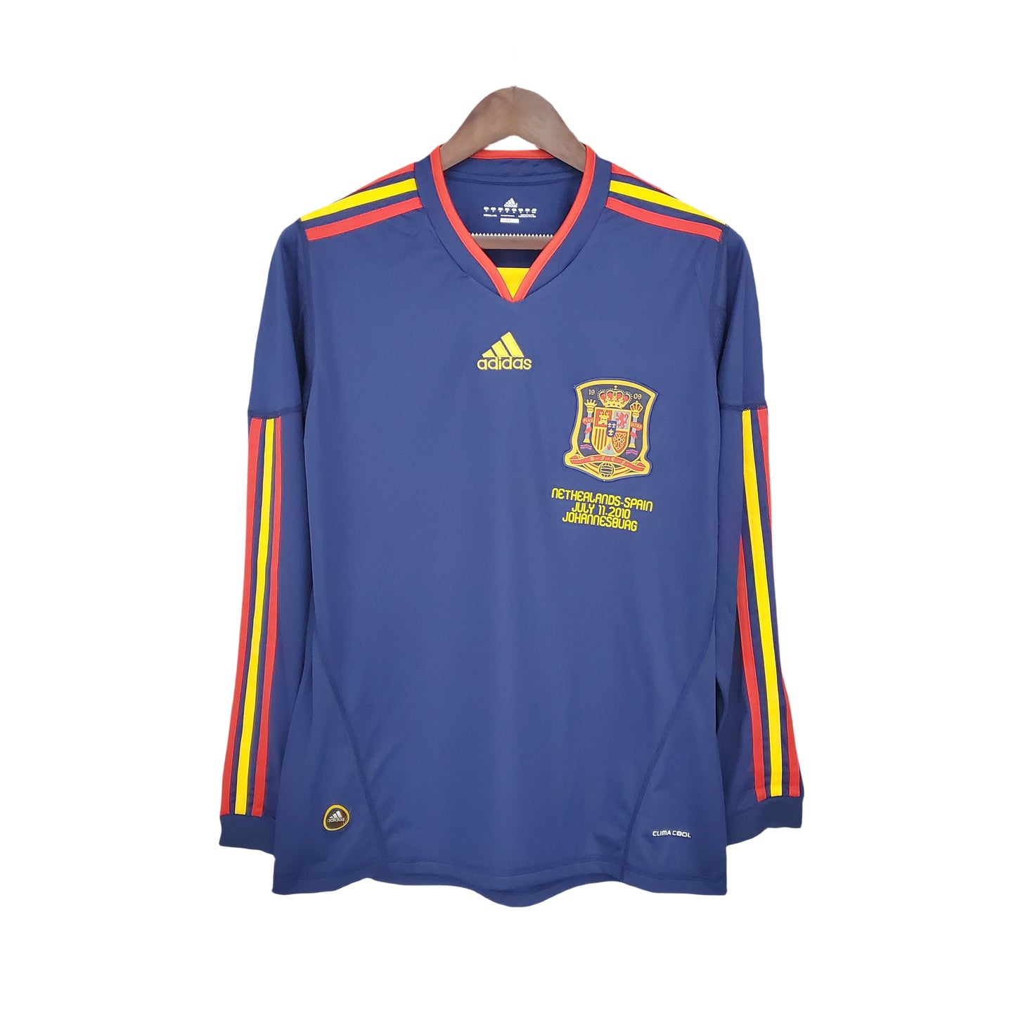 2010 Spain Away Retro Long Sleeve