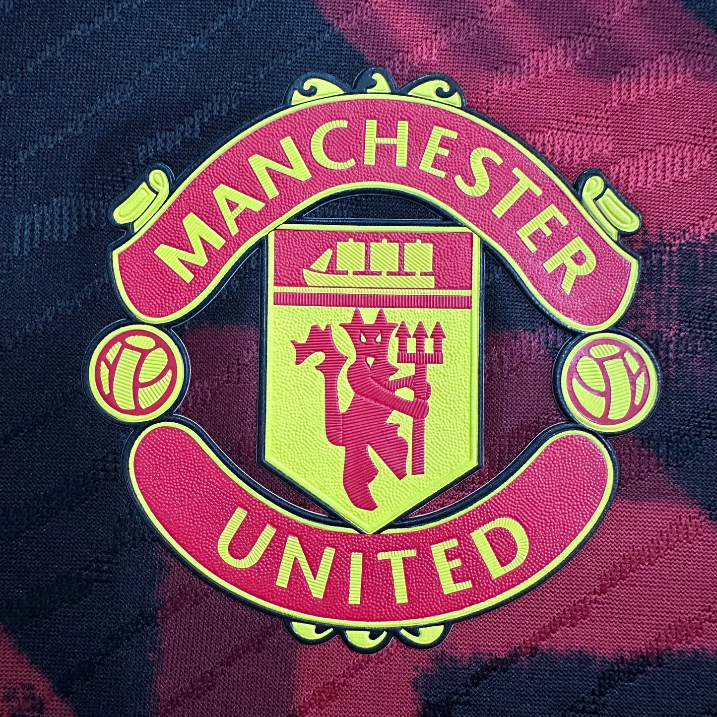 2025/2026 Manchester United training uniform red and black shirt(Player)