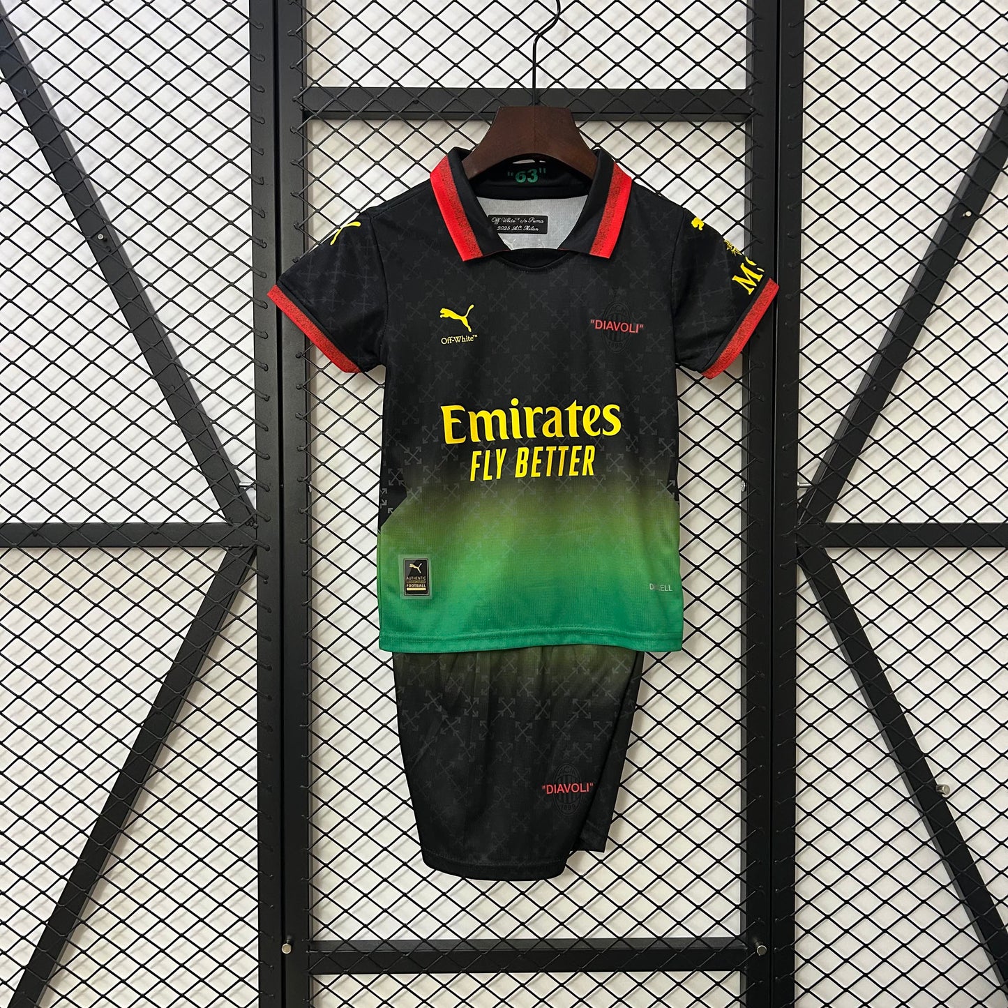 2025/2026 AC Milan Collaboration Shirt for Kids
