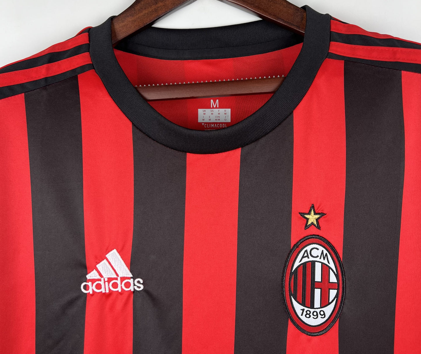 2017/2018 AC Milan Retro Home Shirt