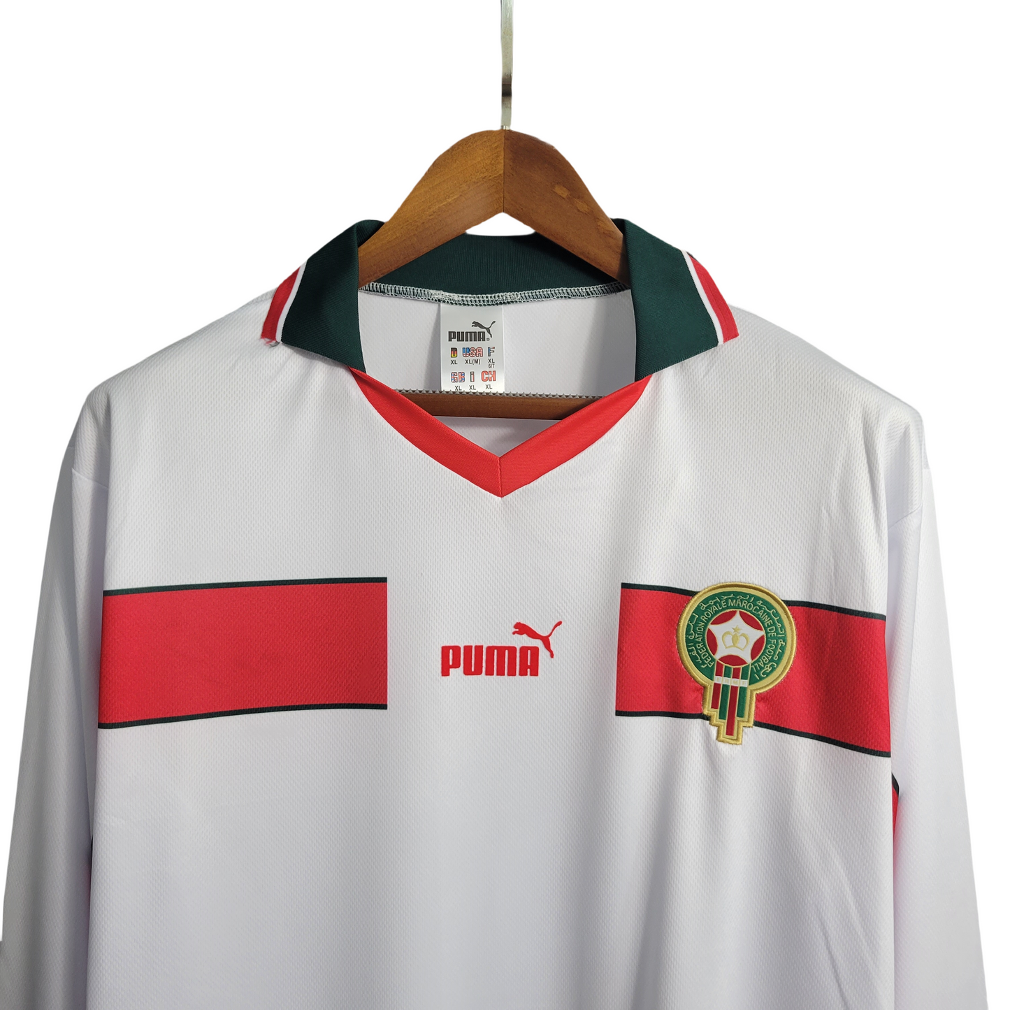 1998 Morocco Away Retro Long Sleeve Shirt