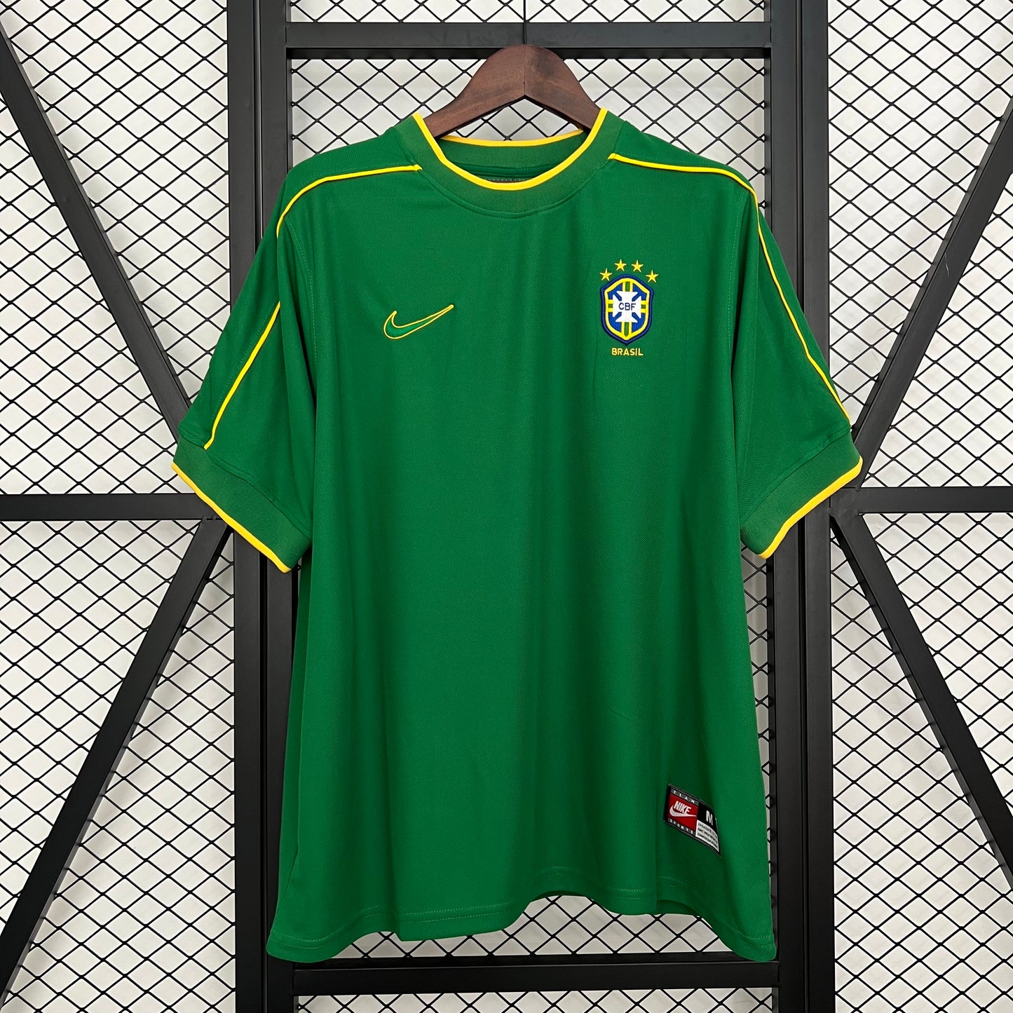 1998 Brazil Goalkeeper Green Retro shirt
