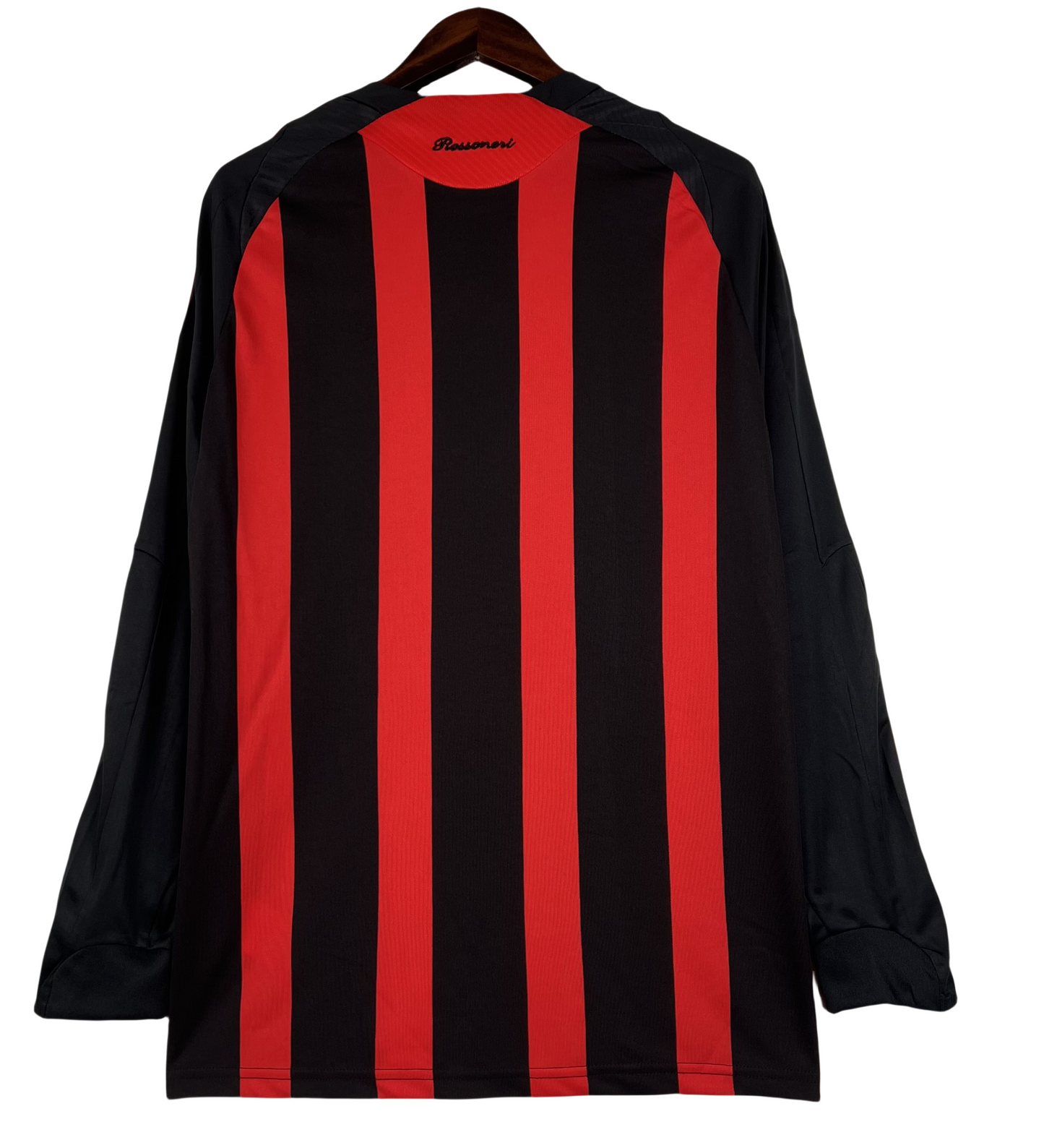 2008/2009 Vintage Long Sleeve AC Milan Home Shirt