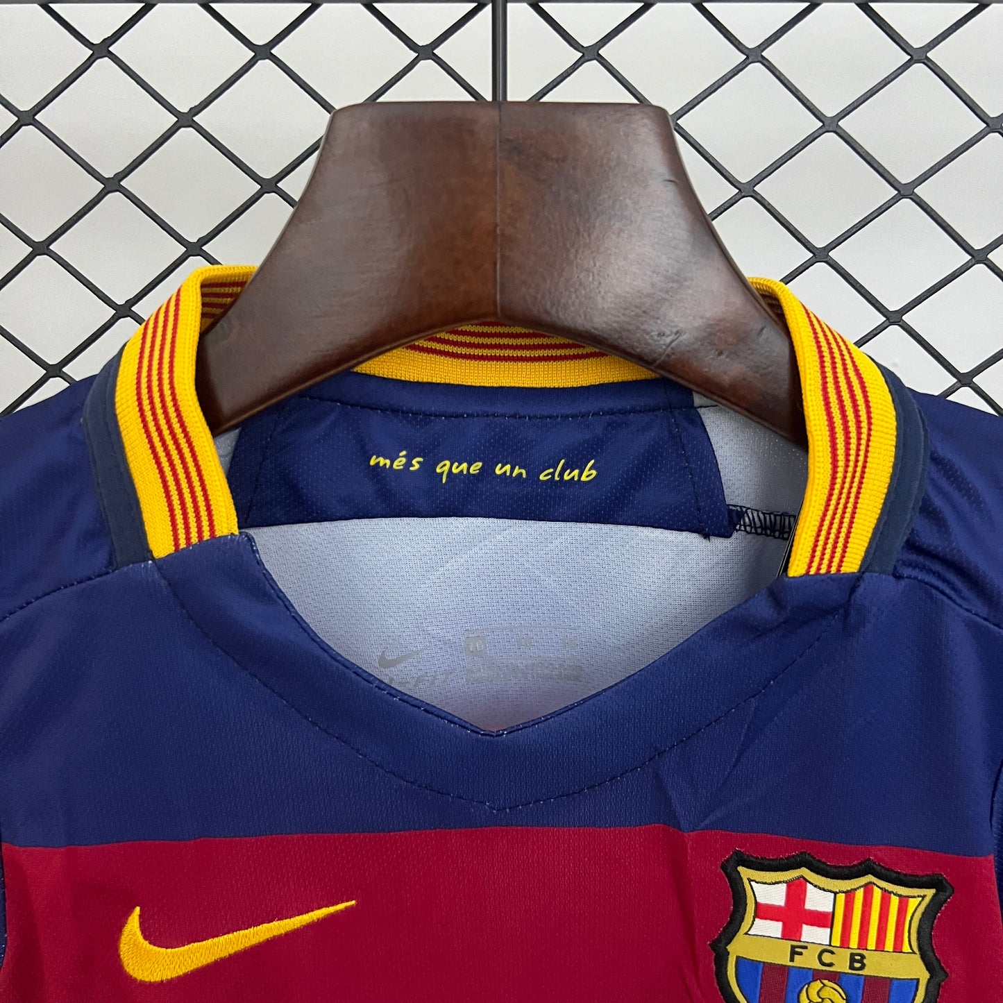 15/16 Barcelona season Home Retro shirt for kids