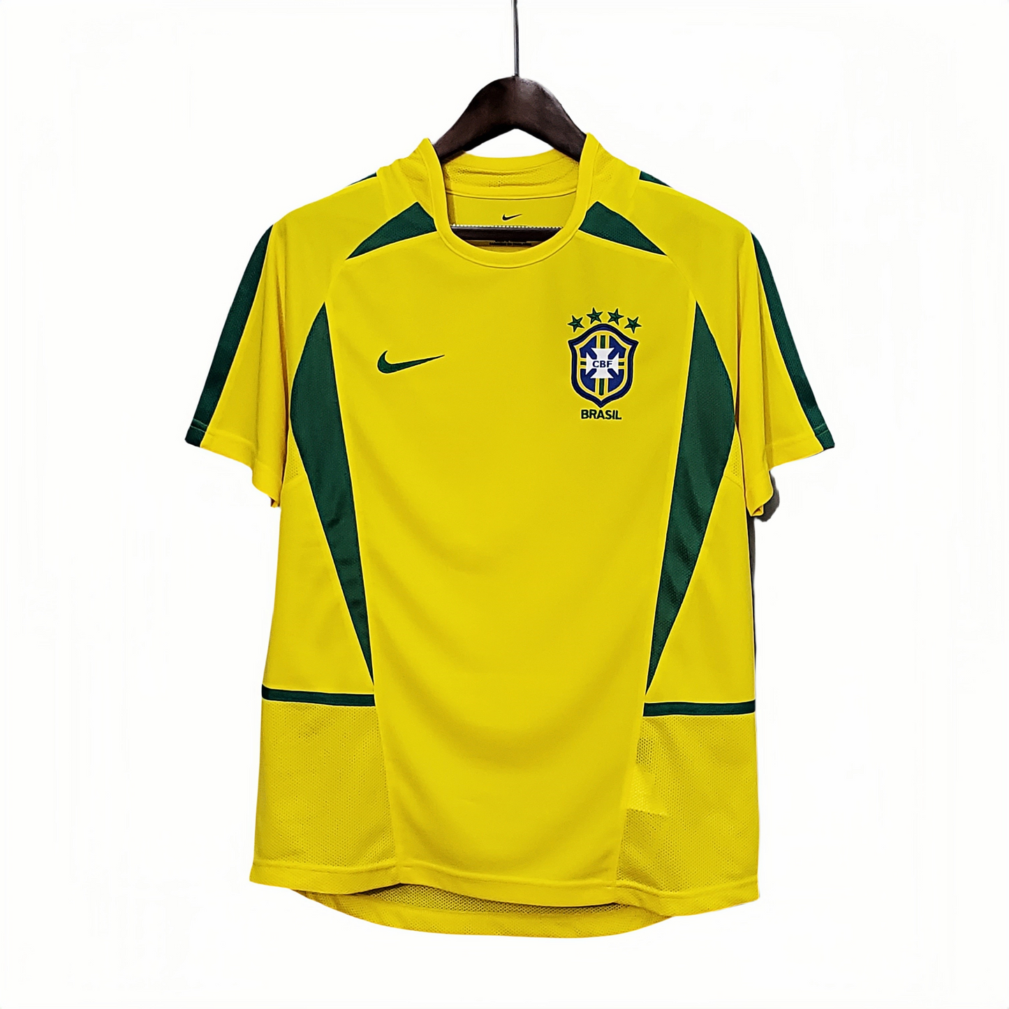 2002 Brazil Home Retro Shirt