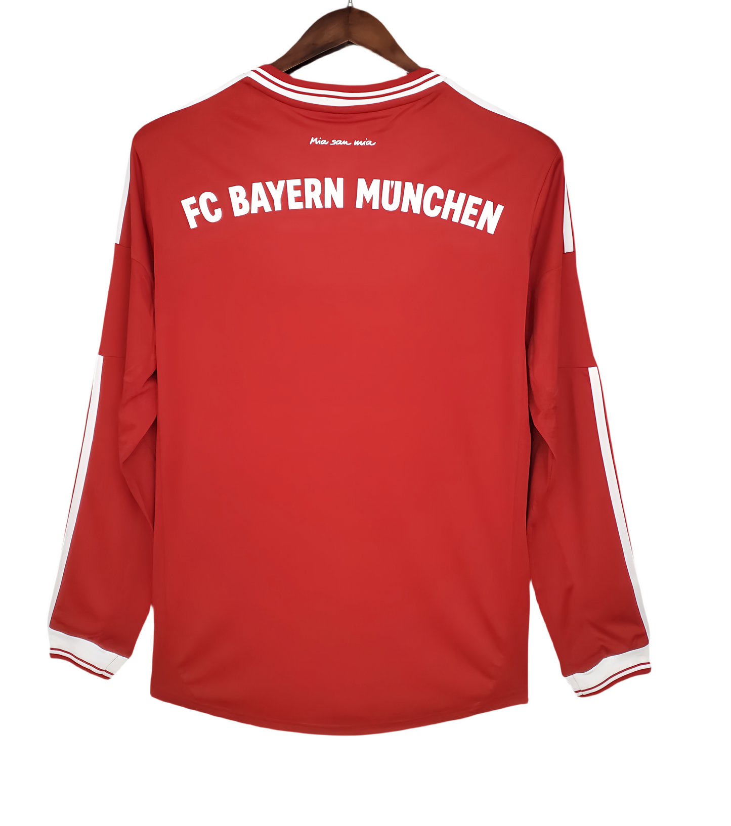 2013/2014 Vintage Long Sleeve Bayern Munich Champions League Home Shirt