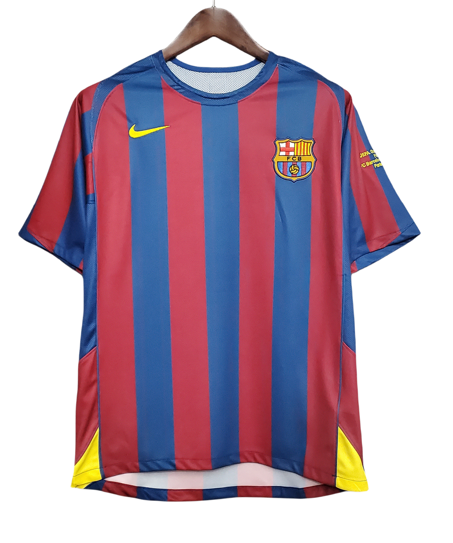 2006 Barcelona UEFA Champions League Retro Home Shirt