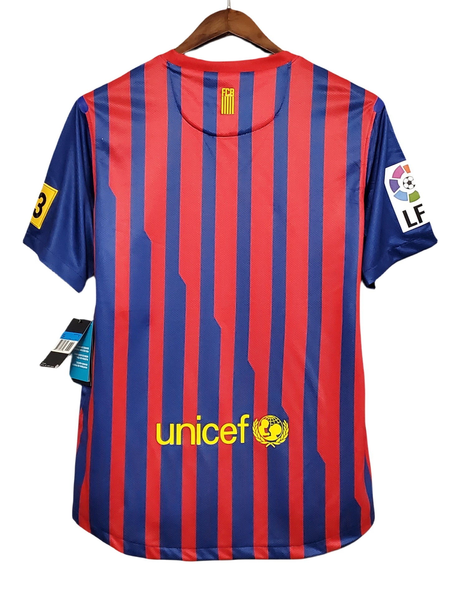 2011/2012 Barcelona season retro home shirt