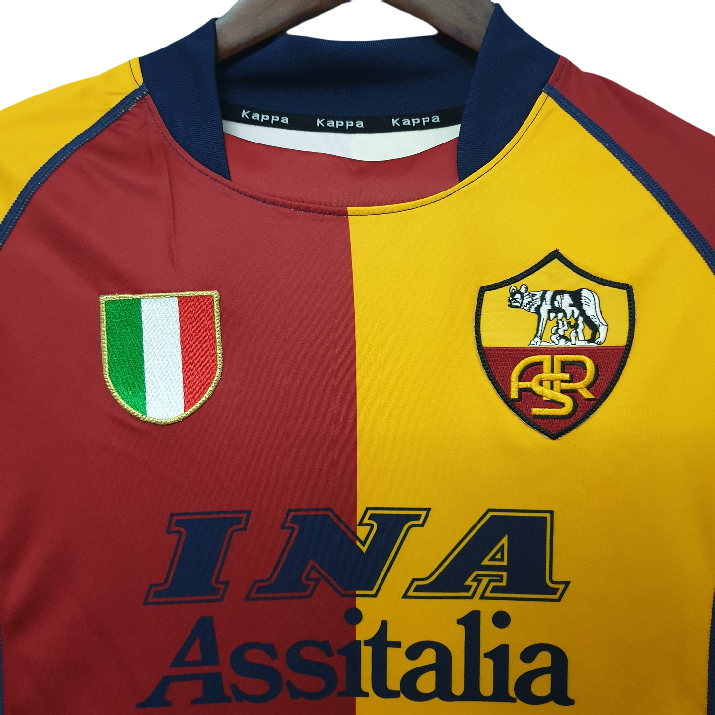 2001-2002 Roma Retro Home Shirt