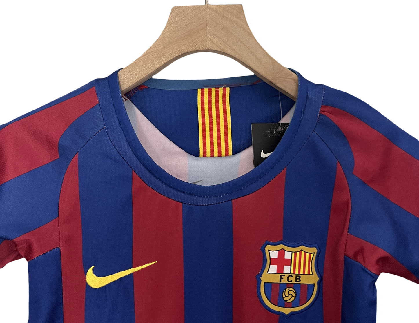 2005/2006 Children's Barcelona Home Vintage Shirt