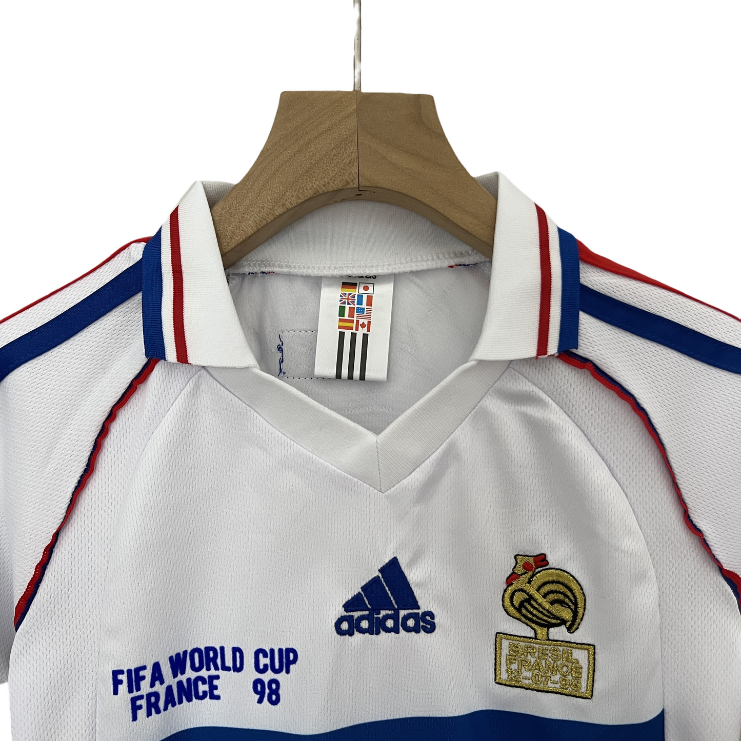 1998 France away vintage shirt