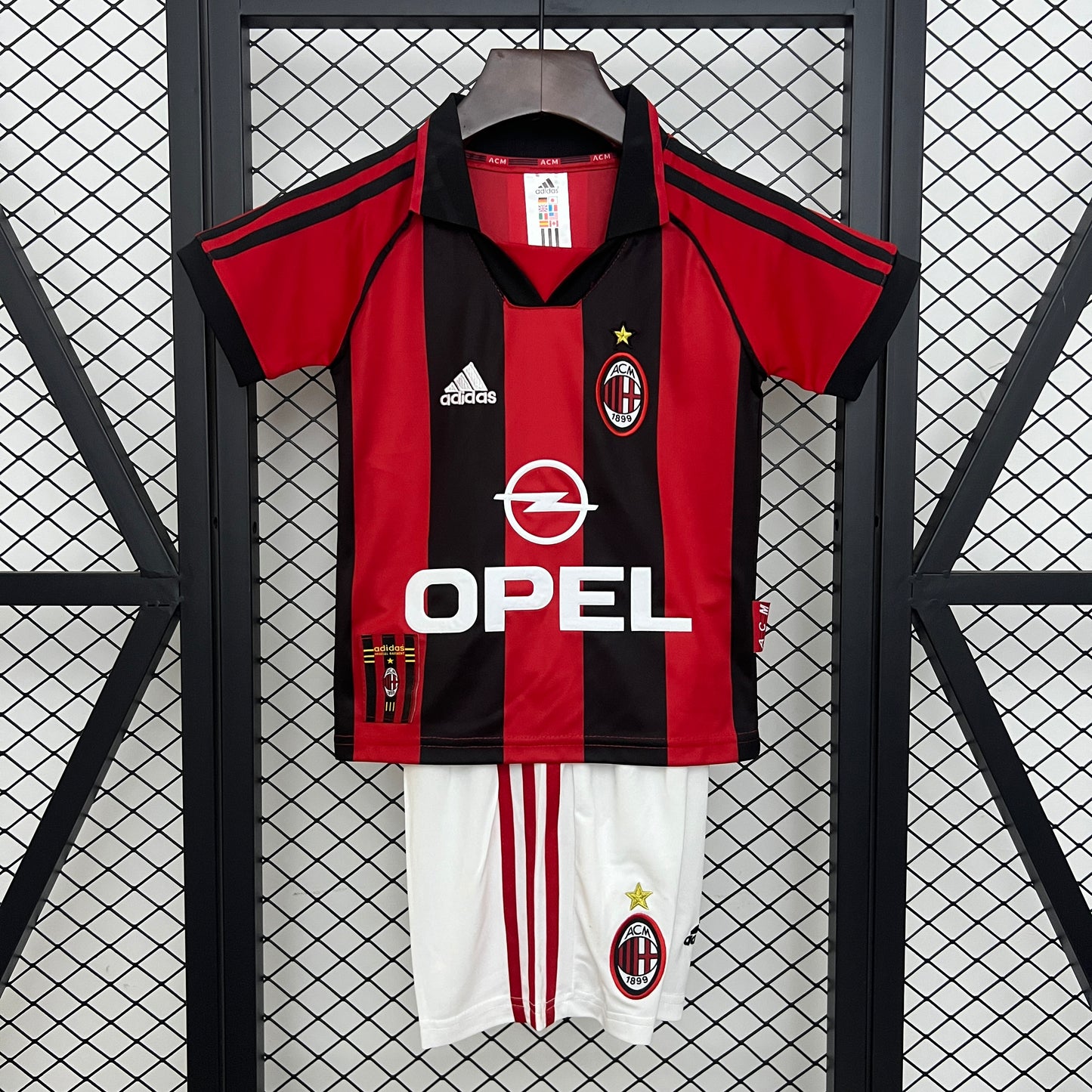 98/99 AC Milan Home Retro Shirt for Kids