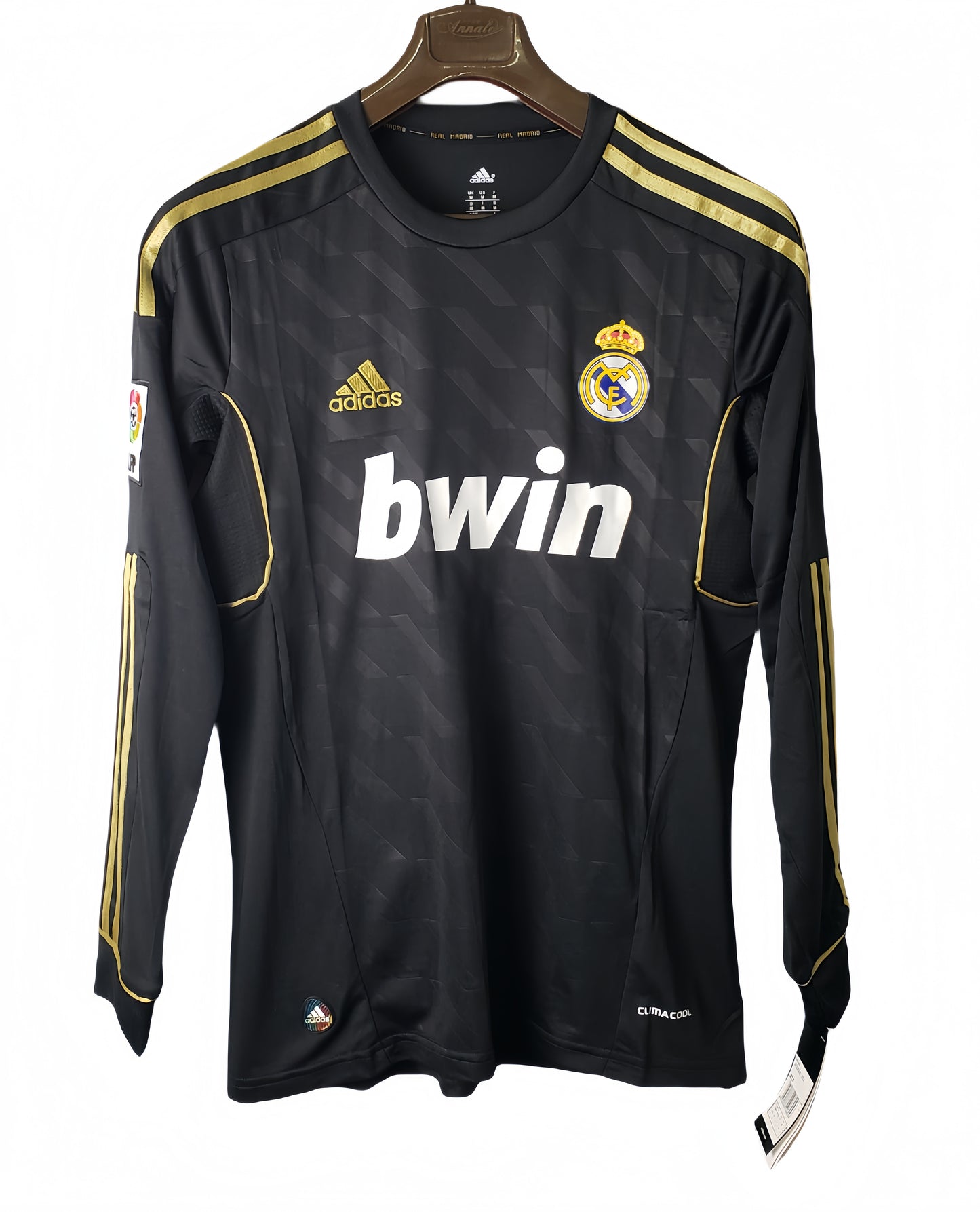 2012 Real Madrid Black Long Sleeve Vintage Shirt