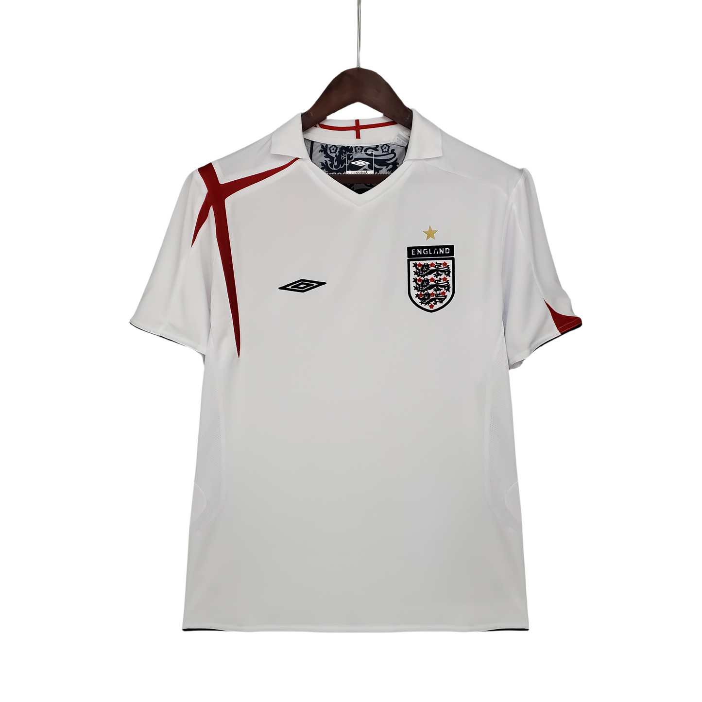 2006 England Home Retro Shirt
