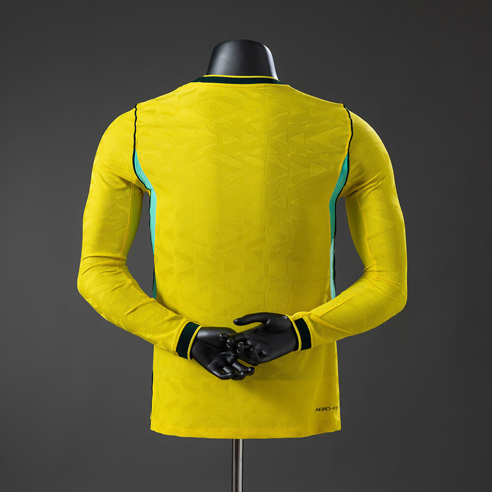 2026 Brazil Home Fan Edition Long-Sleeve Jersey