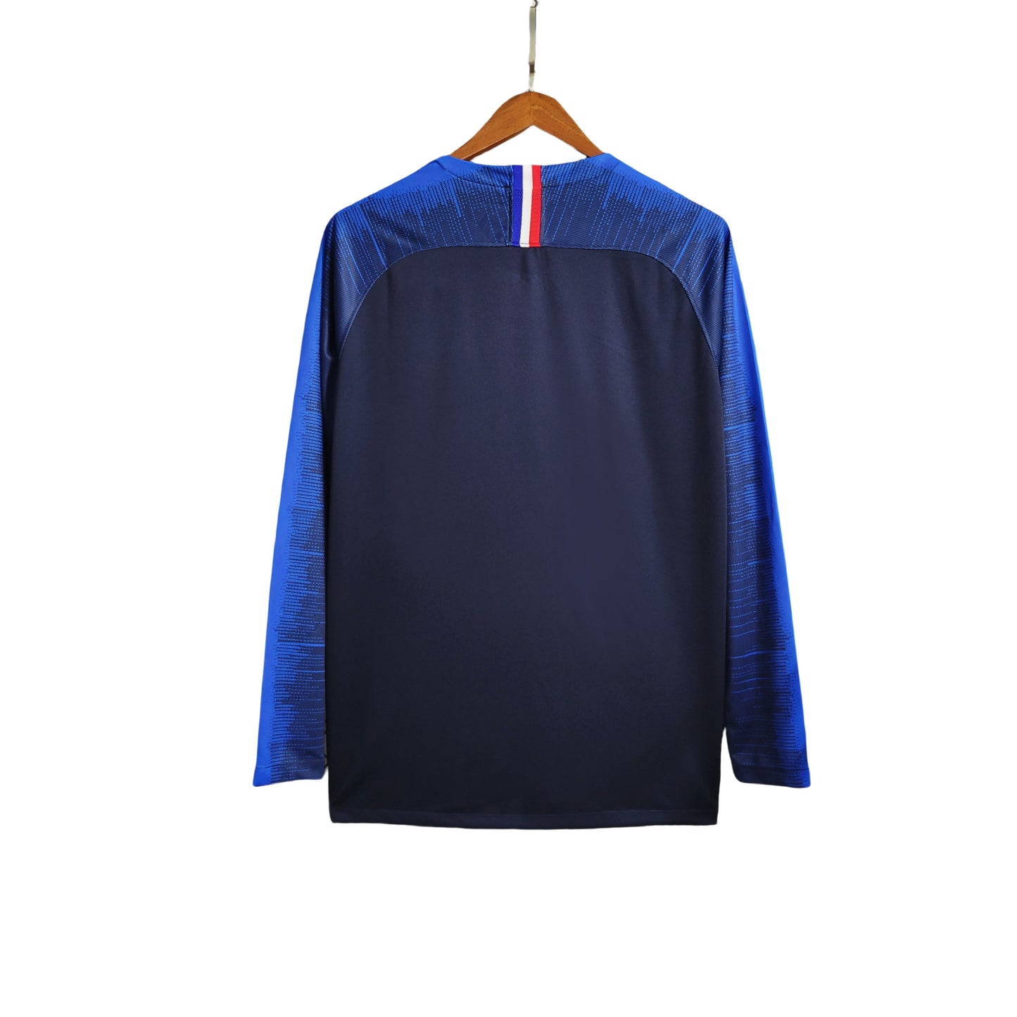 2018 World Cup France Home Long Sleeve Vintage Shirt
