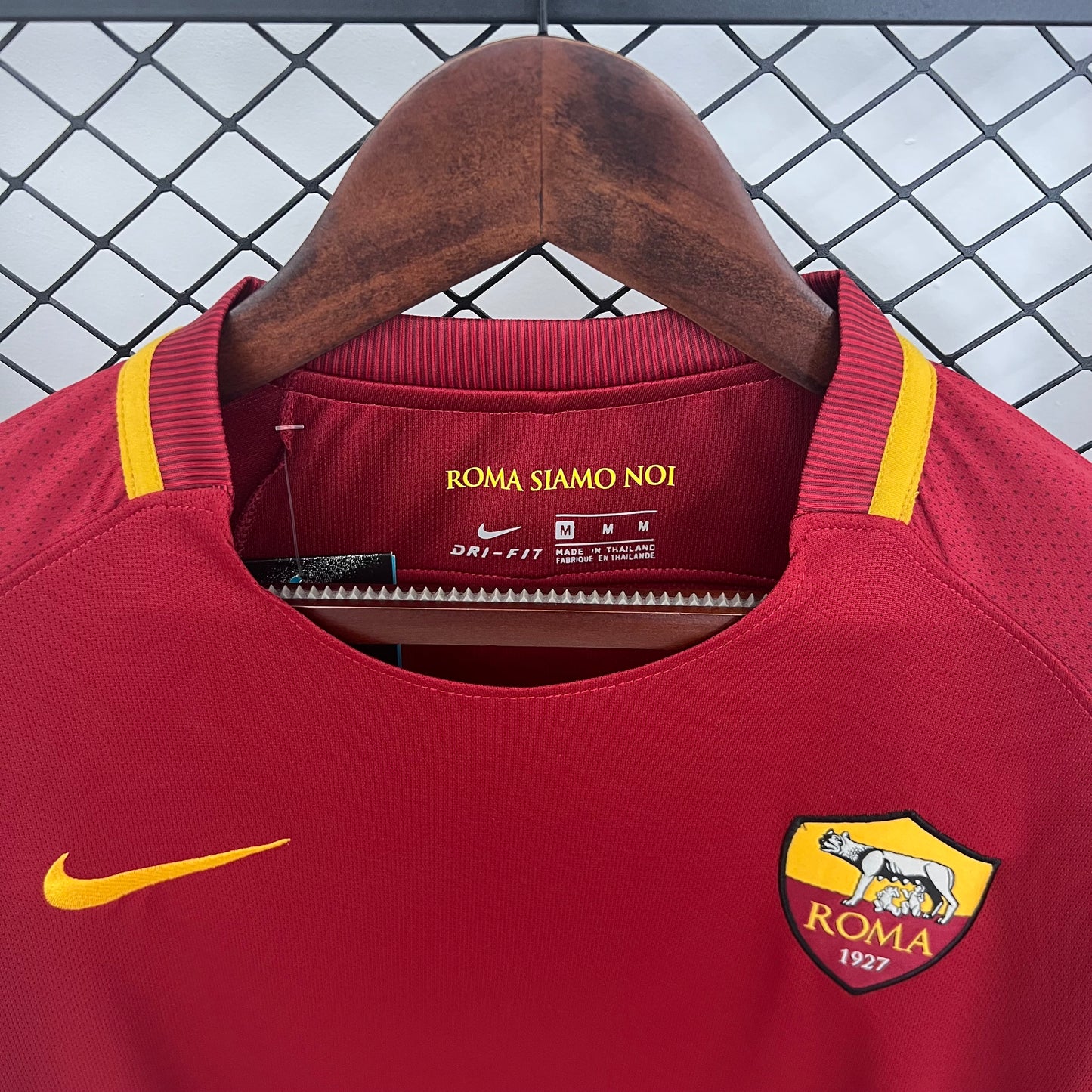 17/18 Long Sleeve Roma Home Retro Shirts
