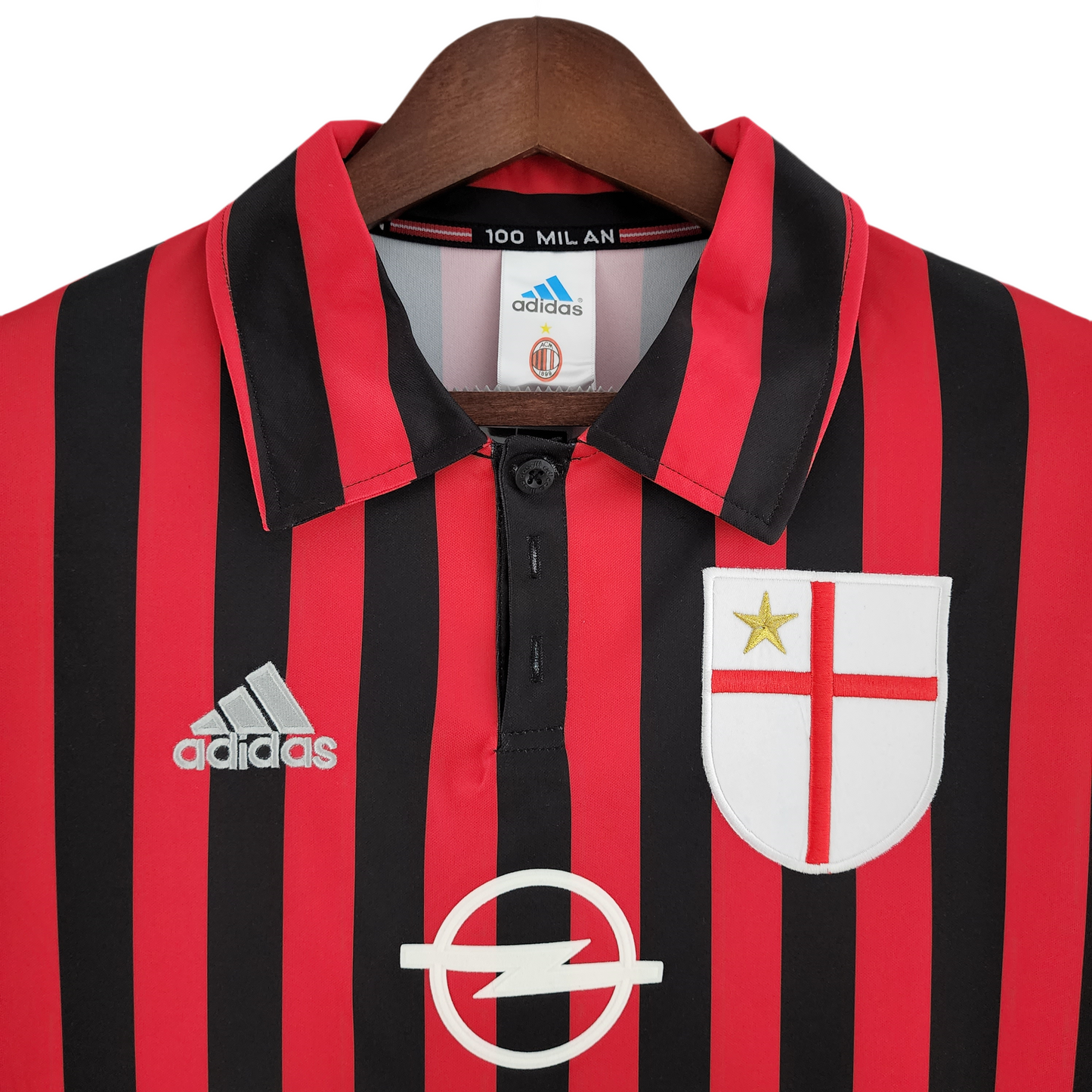 1999/2000 Vintage Long Sleeve AC Milan Home Shirt