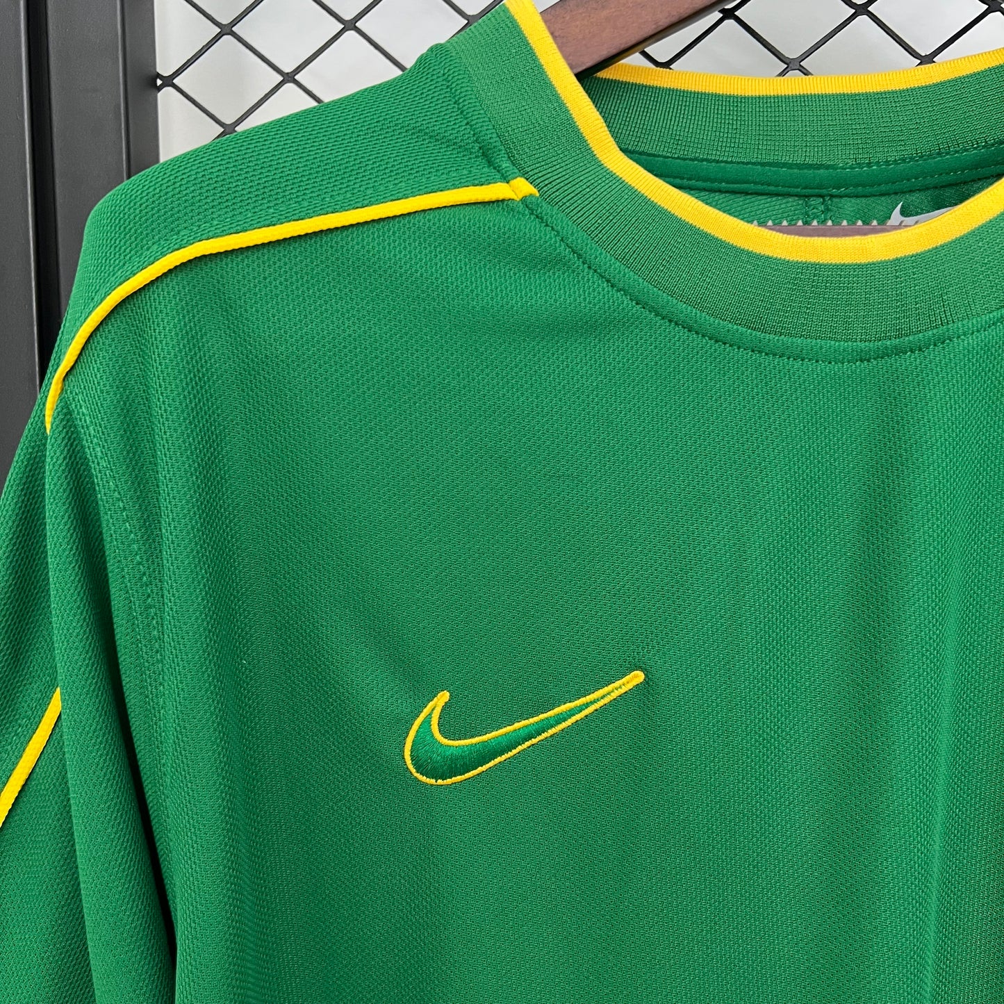 1998 Brazil Goalkeeper Green Retro shirt