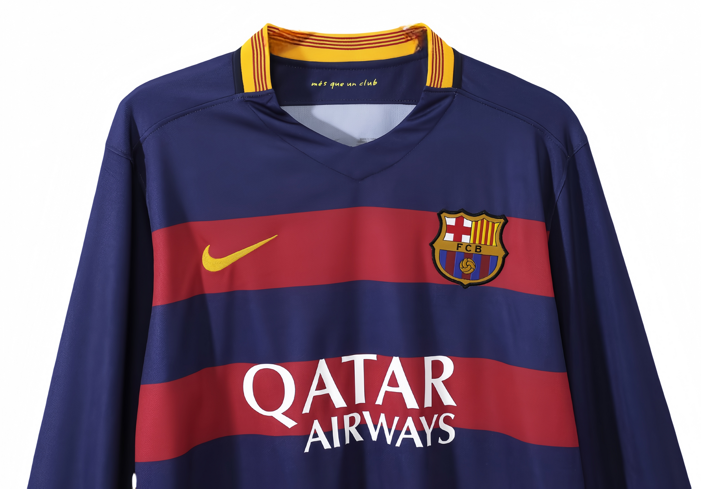 2015/2016 Barcelona Home Long Sleeve Retro Shirt