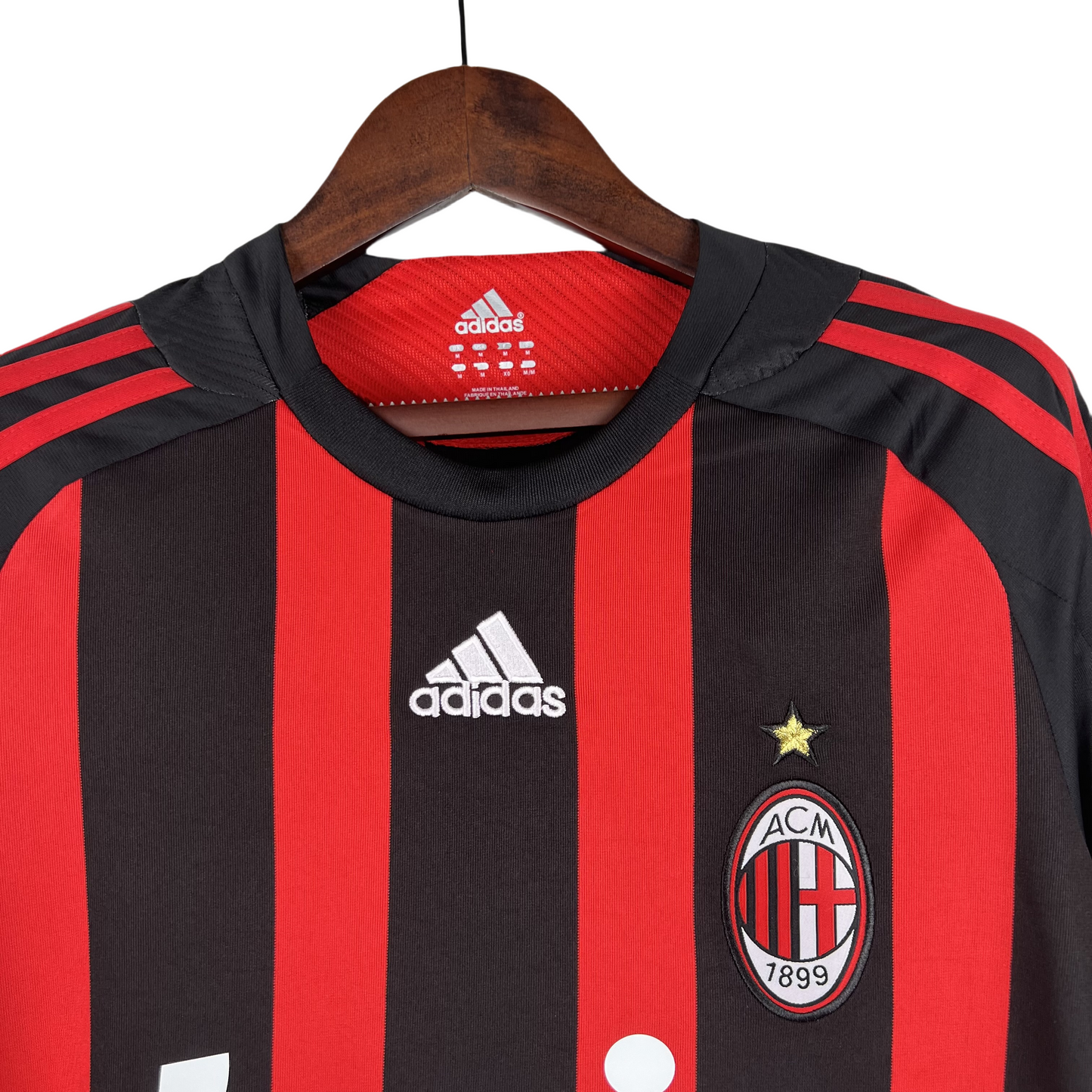 2008/2009 Vintage Long Sleeve AC Milan Home Shirt
