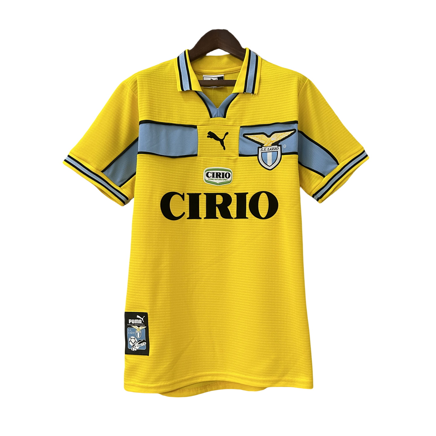 1998/1999 Lazio Retro Yellow Shirt