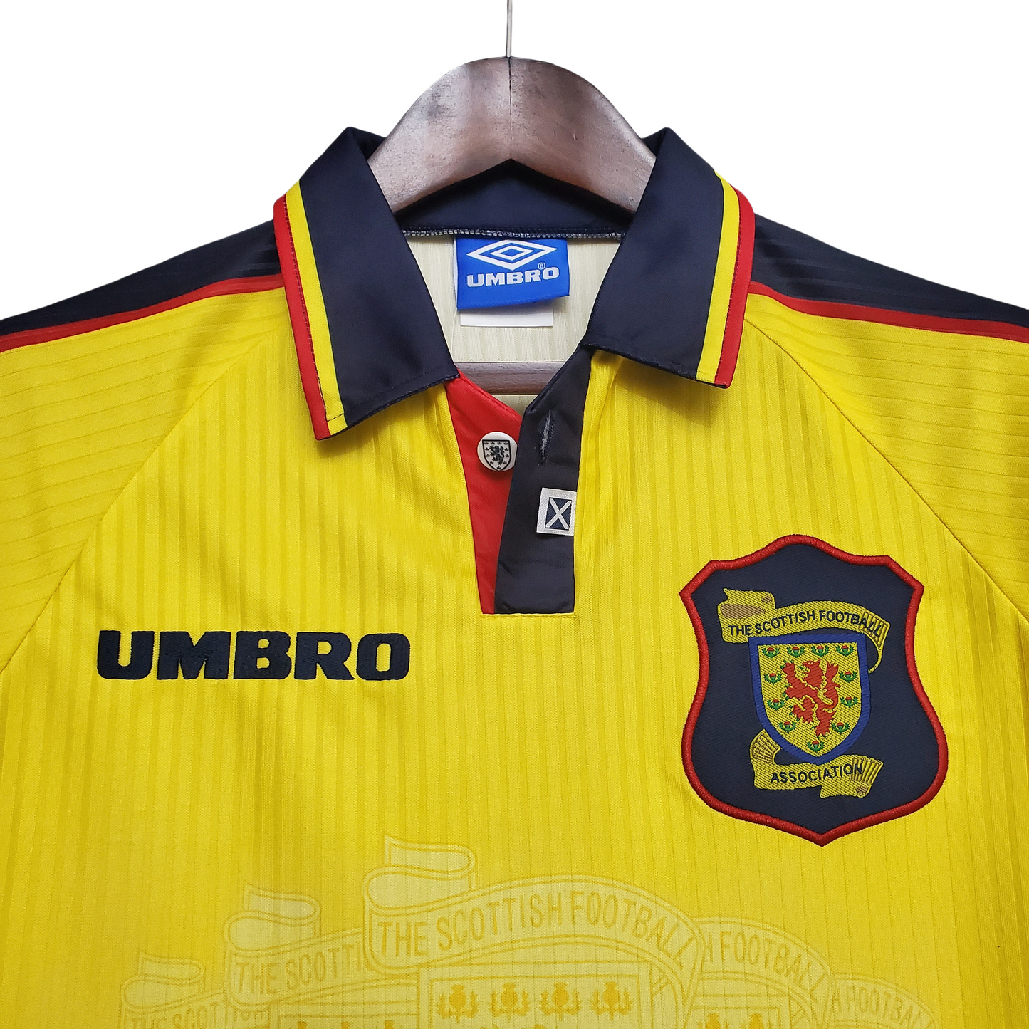 1996/1998 Scotland Yellow Retro Shirt
