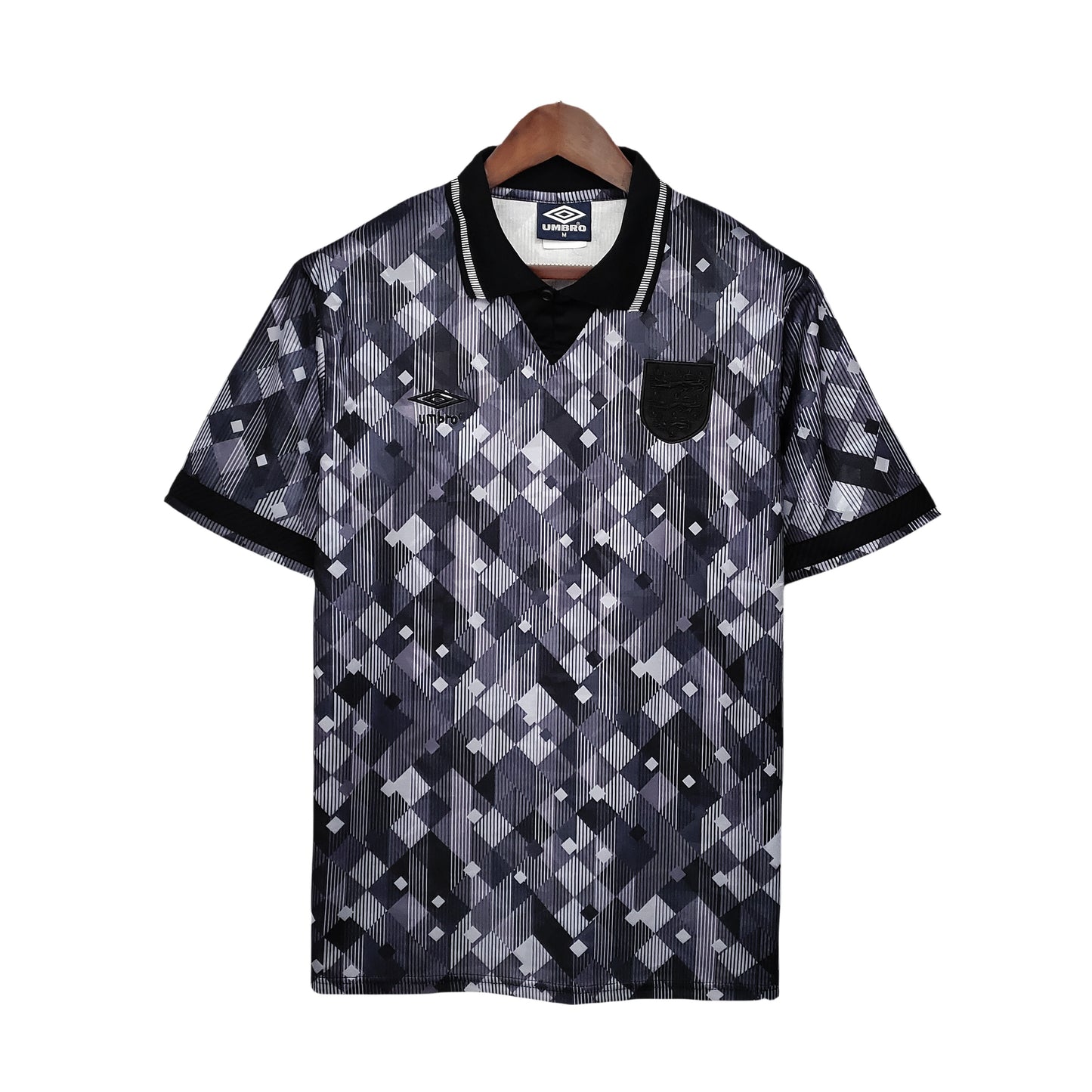 1990 England black away Retro shirt