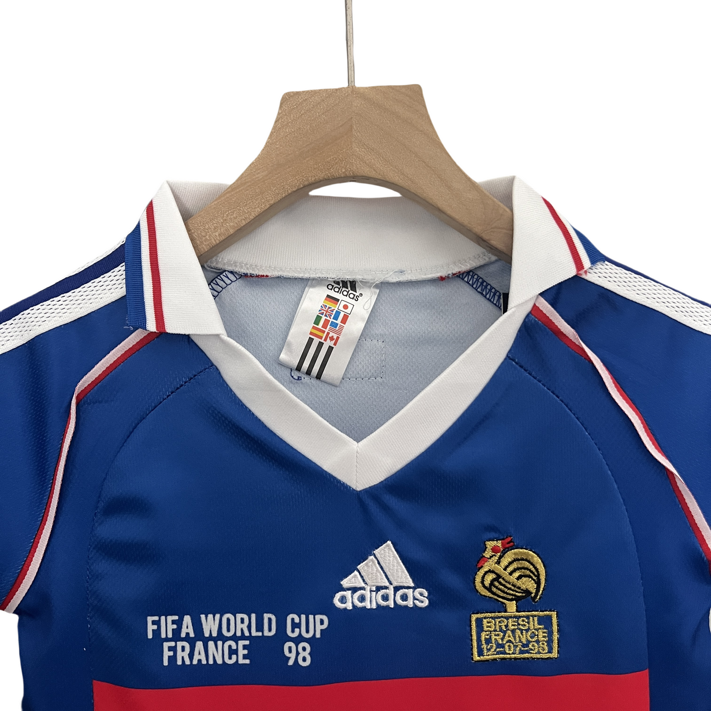 1998 France Kids Home Shirt
