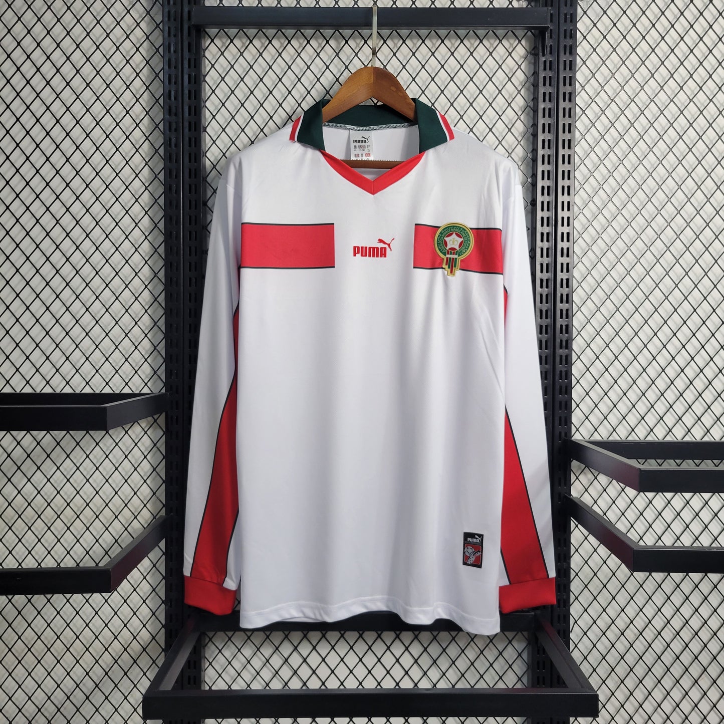 1998 Morocco Away Retro Long Sleeve Shirt