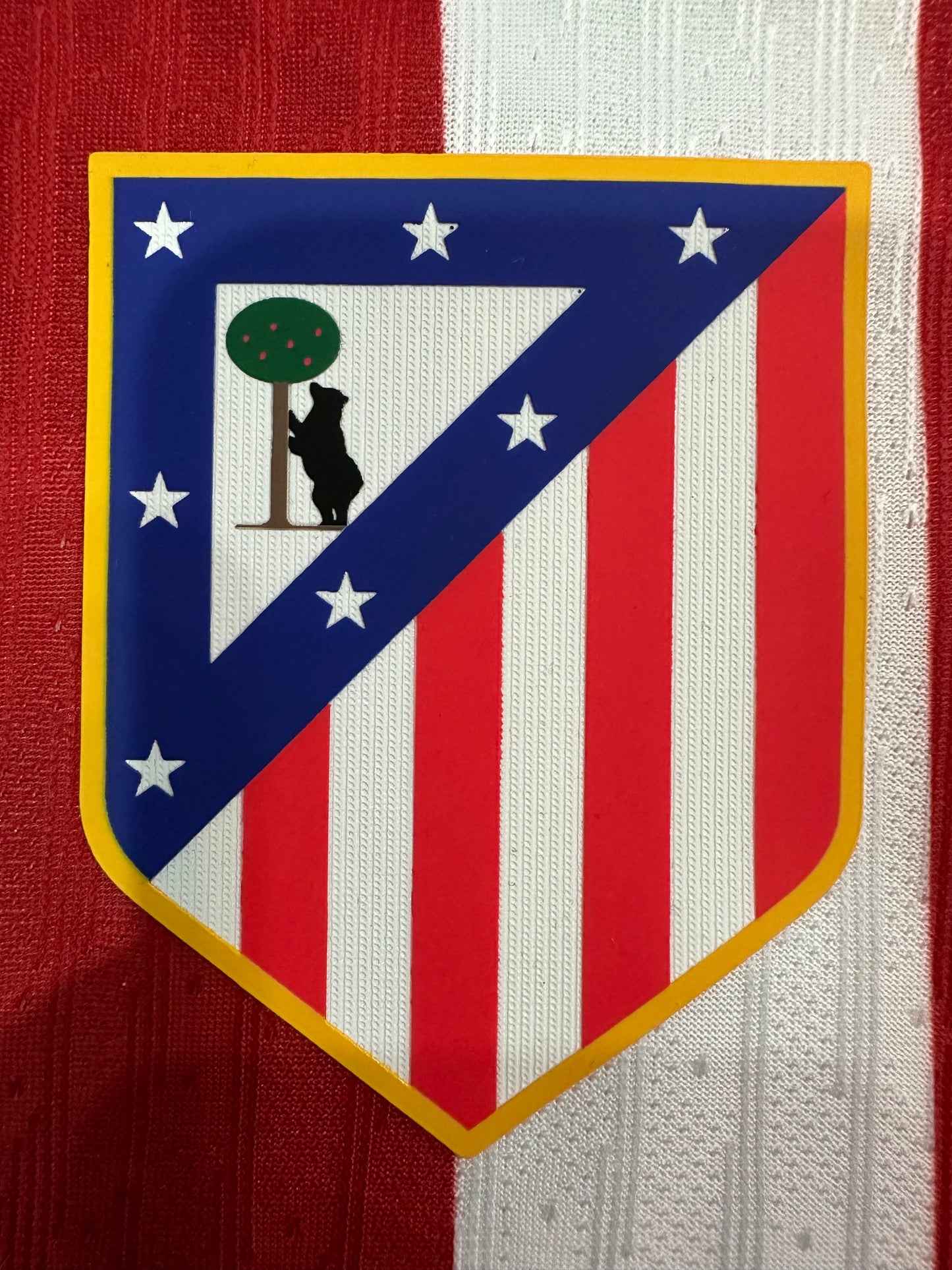 2025/2026 Atletico Madrid Home Long Sleeve Shirt(Player)