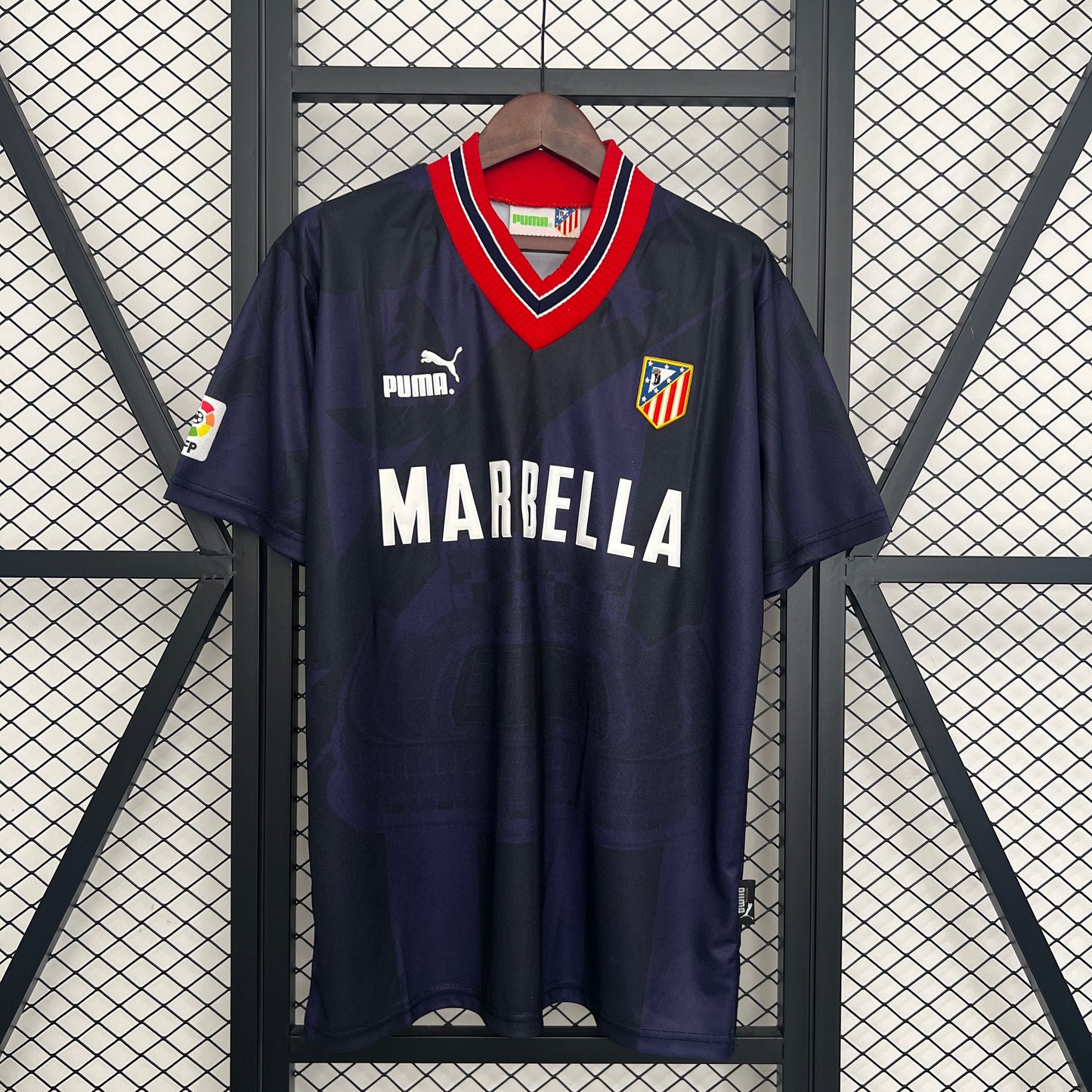 95/96 Atletico Madrid season retro third away shirt