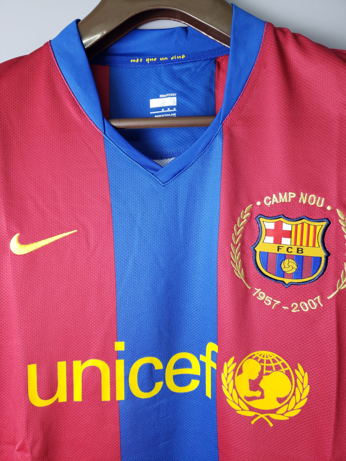 2007/2008 Retro Barcelona Long Sleeve Home Shirt