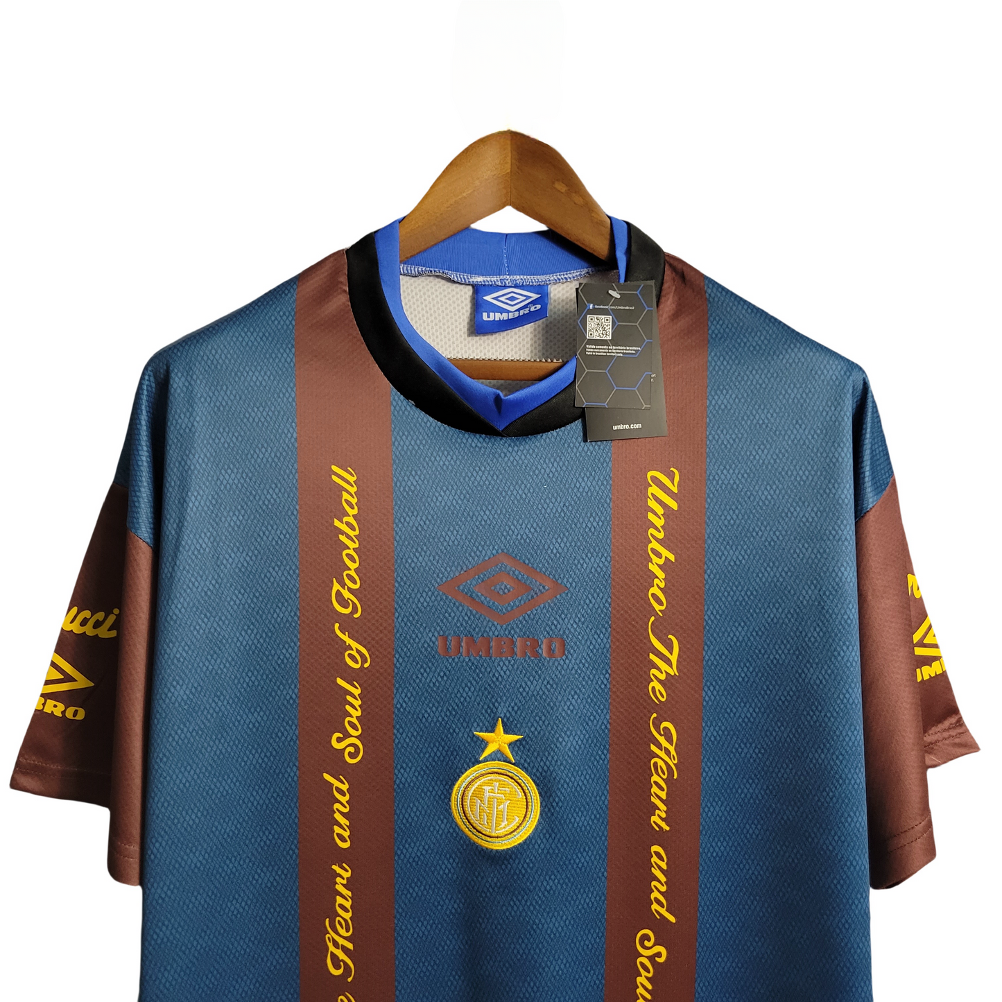 1994/95 Inter Milan training red and blue vintage shirt