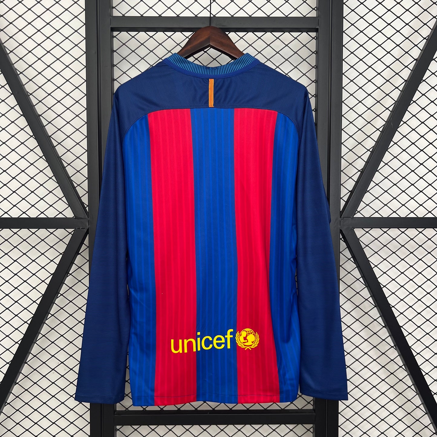 14/15 long sleeve Barcelona home Retro Shirt