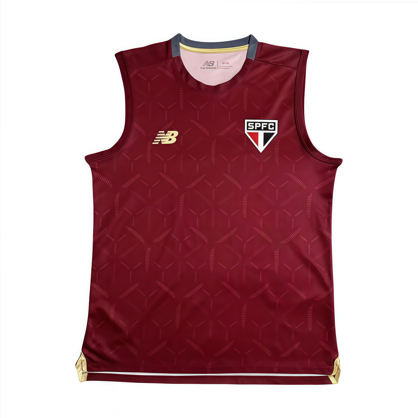 2025/2026 São Paulo Training Vest Claret Shirt