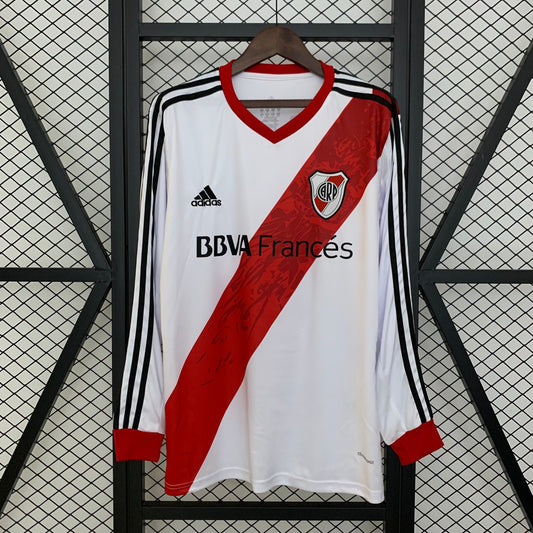 13/14 Long Sleeve River Plate Home Retro Shirts
