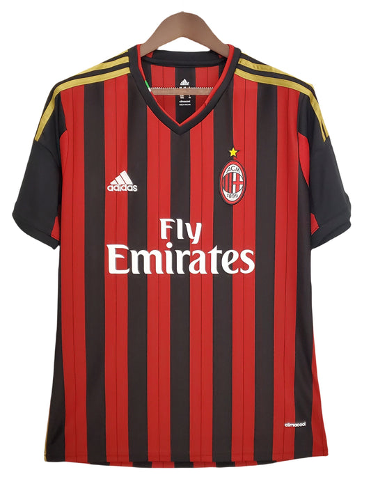 2013/2014 AC Milan Retro Season Home Shirt