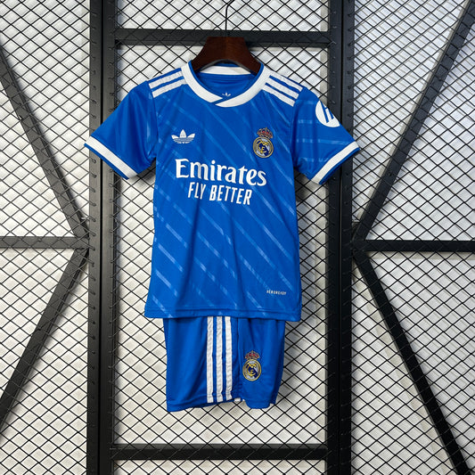 2025/2026 Real Madrid Third Away Shirt for Kids