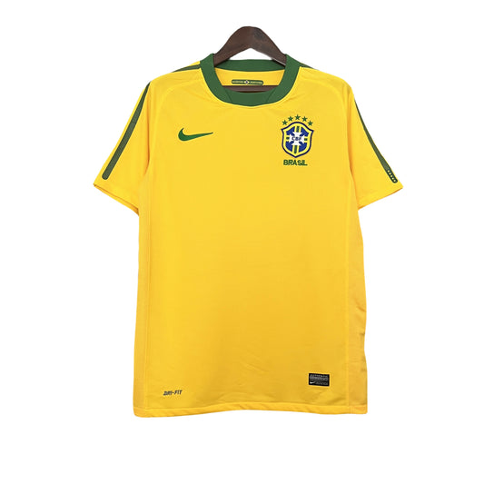 2010 Brazil Home Retro Shirt